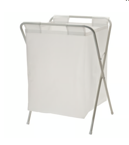 IKEA JÄLL Laundry bag with stand, white, 50 l (13 gallon)