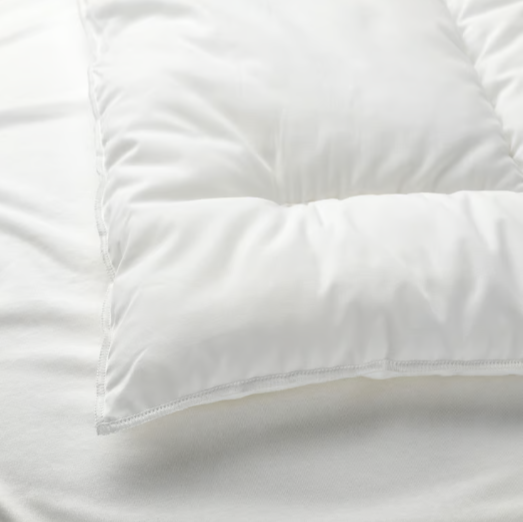 IKEA LEN Crib pillow, white, 35x55 cm (14x22 ")