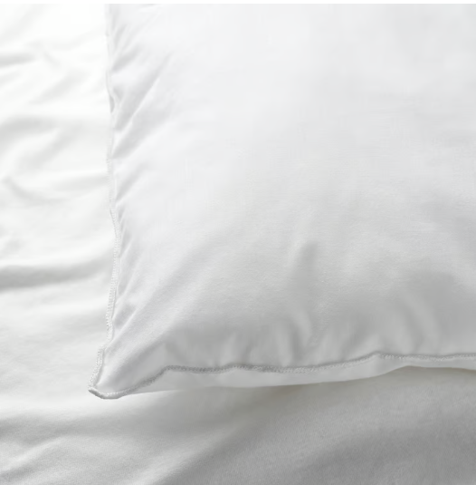IKEA LEN Crib pillowcase, white, 35x55 cm (14x22 ")