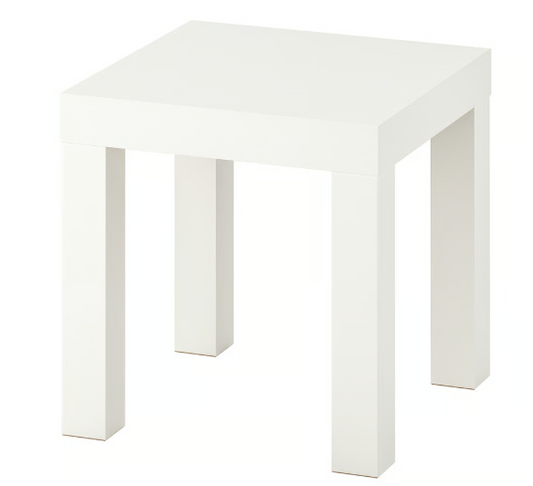 IKEA LACK Side table, white, 35x35 cm (13 3/4x13 3/4 ")
