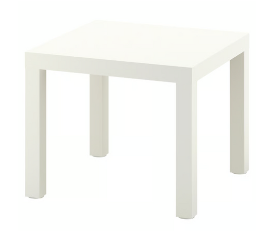 IKEA LACK Side table, white, 55x55 cm (21 5/8x21 5/8 ")
