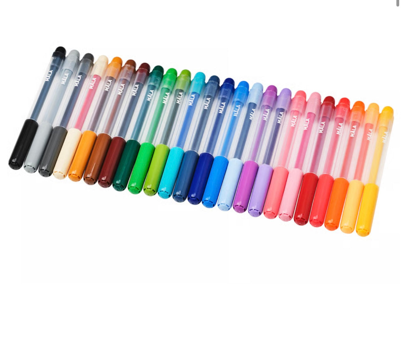 IKEA MÅLA Felt-tip pen, mixed colors, 24 pcs