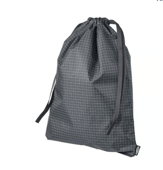 IKEA RENSARE Bag, check pattern/black, 30x40 cm/8 l (11 ¾x15 ¾ "/2 gallon)