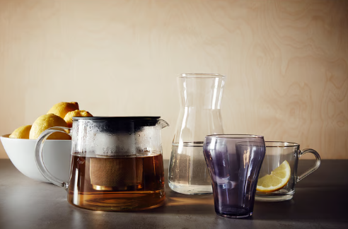 IKEA RIKLIG Teapot, glass, 1.5 l (1.6 qt)