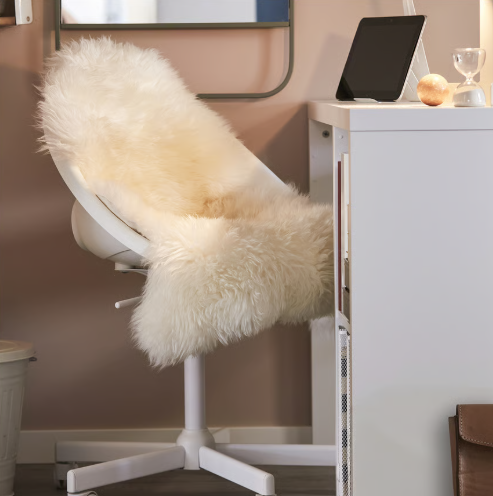 IKEA ULLERSLEV Sheepskin rug, 85 cm (33 ")