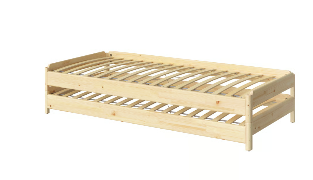 IKEA UTÅKER Stackable bed, pine, 80x200 cm (31 1/2x78 3/4 ")