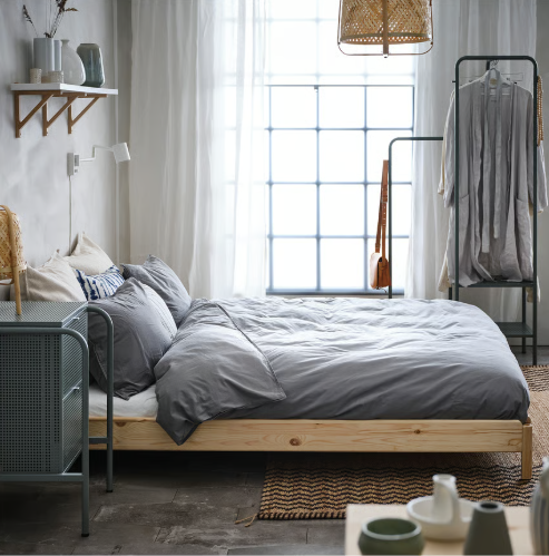 IKEA UTÅKER Stackable bed, pine, 80x200 cm (31 1/2x78 3/4 ")