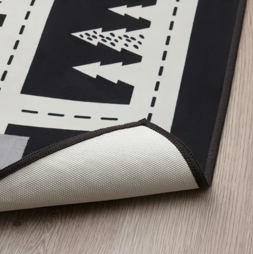 IKEA MARKKRYPARE Rug, dark gray, 74x100 cm (2 ' 5 "x3 ' 3 ")