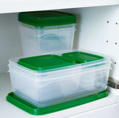 IKEA PRUTA Food container with lid set of 17, Green