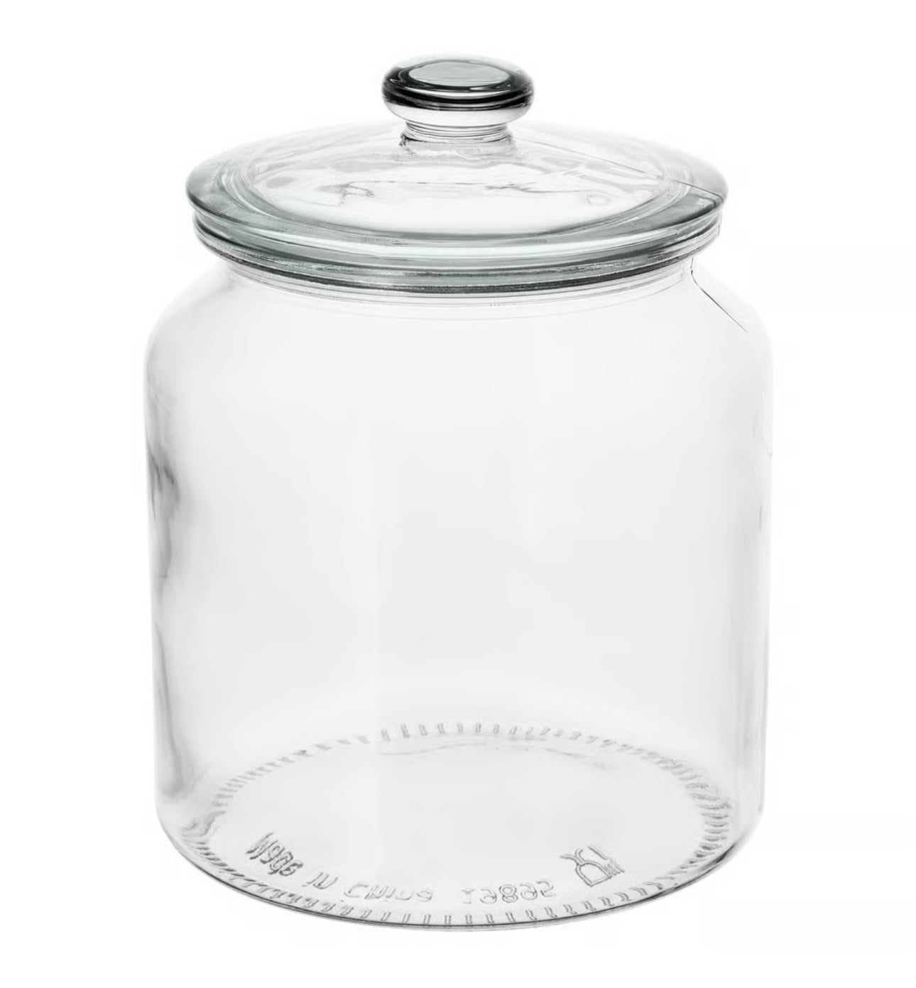 IKEA VARDAGEN Jar with lid, clear glass, 1.9 l (64 oz)