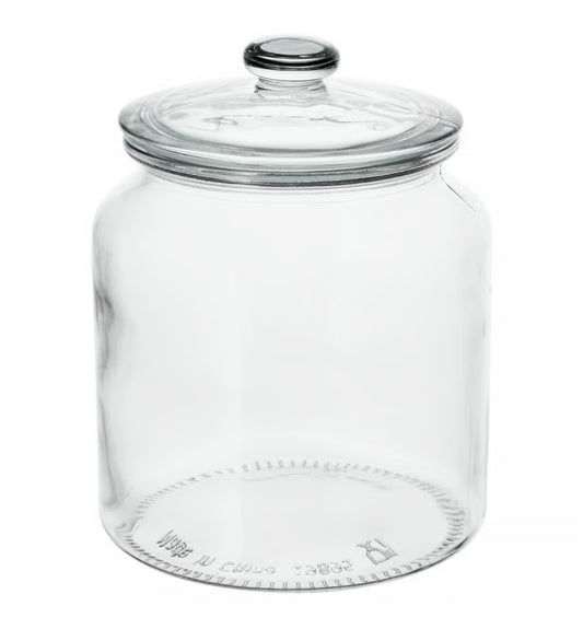 IKEA VARDAGEN Jar with lid, clear glass, 1.9 l (64 oz)