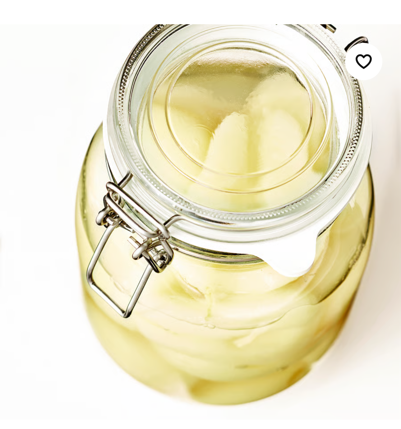 IKEA KORKEN Jar with lid, clear glass