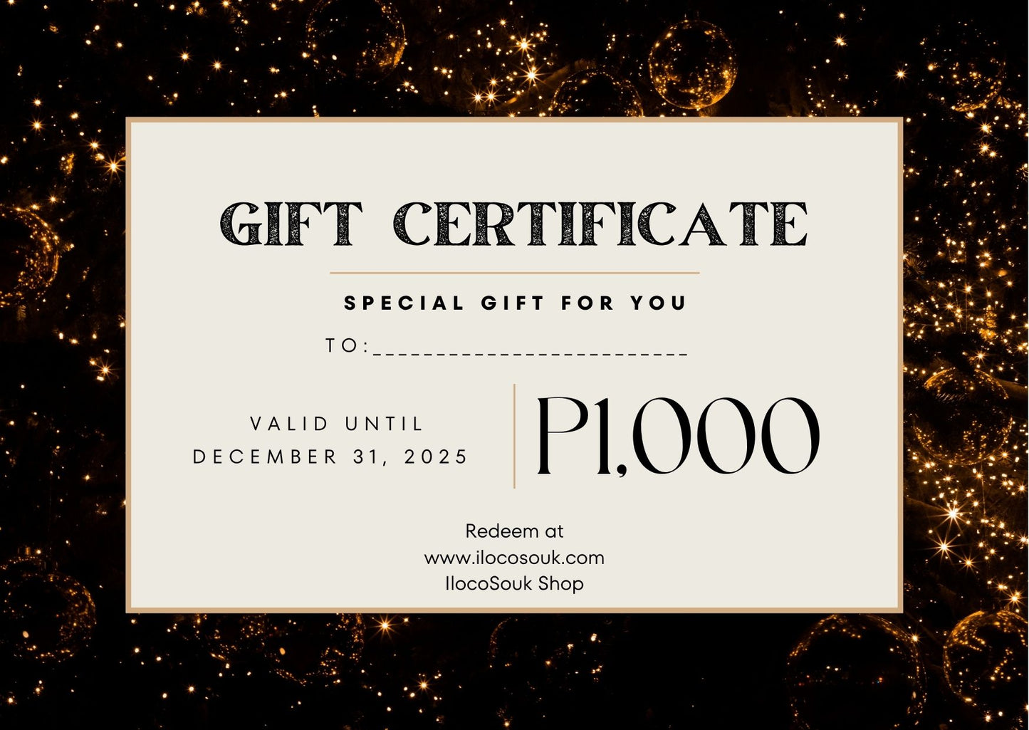 IlocoSouk Gift Cards P1000