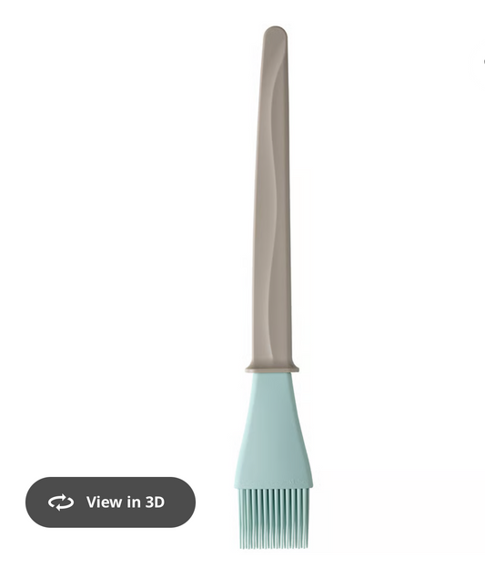 IKEA BAKGLAD Pastry brush, beige/blue