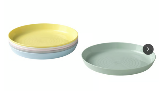 IKEA KALAS Plate, mixed colors for kids