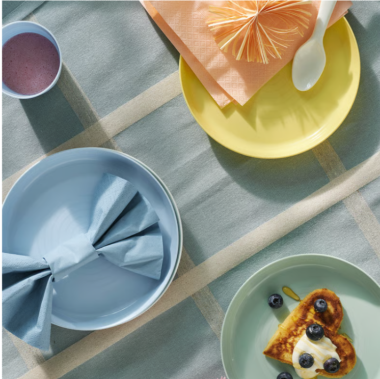 IKEA KALAS Plate, mixed colors for kids