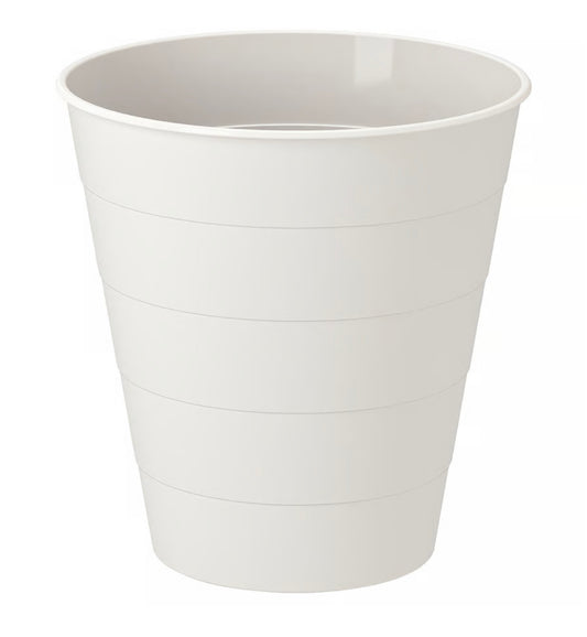 IKEA FNISS Trash can, white, 10 l (3 gallon)