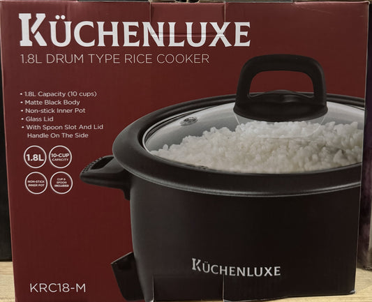KUCHENLUXE Electric Rice Cooker 10-cup capacity, 1.8L 700W