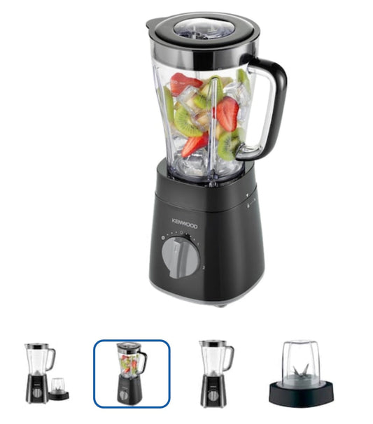 KENWOOD Blender 500W Smoothie Blender/Smoothie Maker with grinder and chopper mills 1.5L