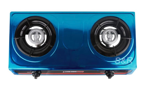 Kuchenluxe Stainless Steel Double Burner Gas Stove KS3-CTD