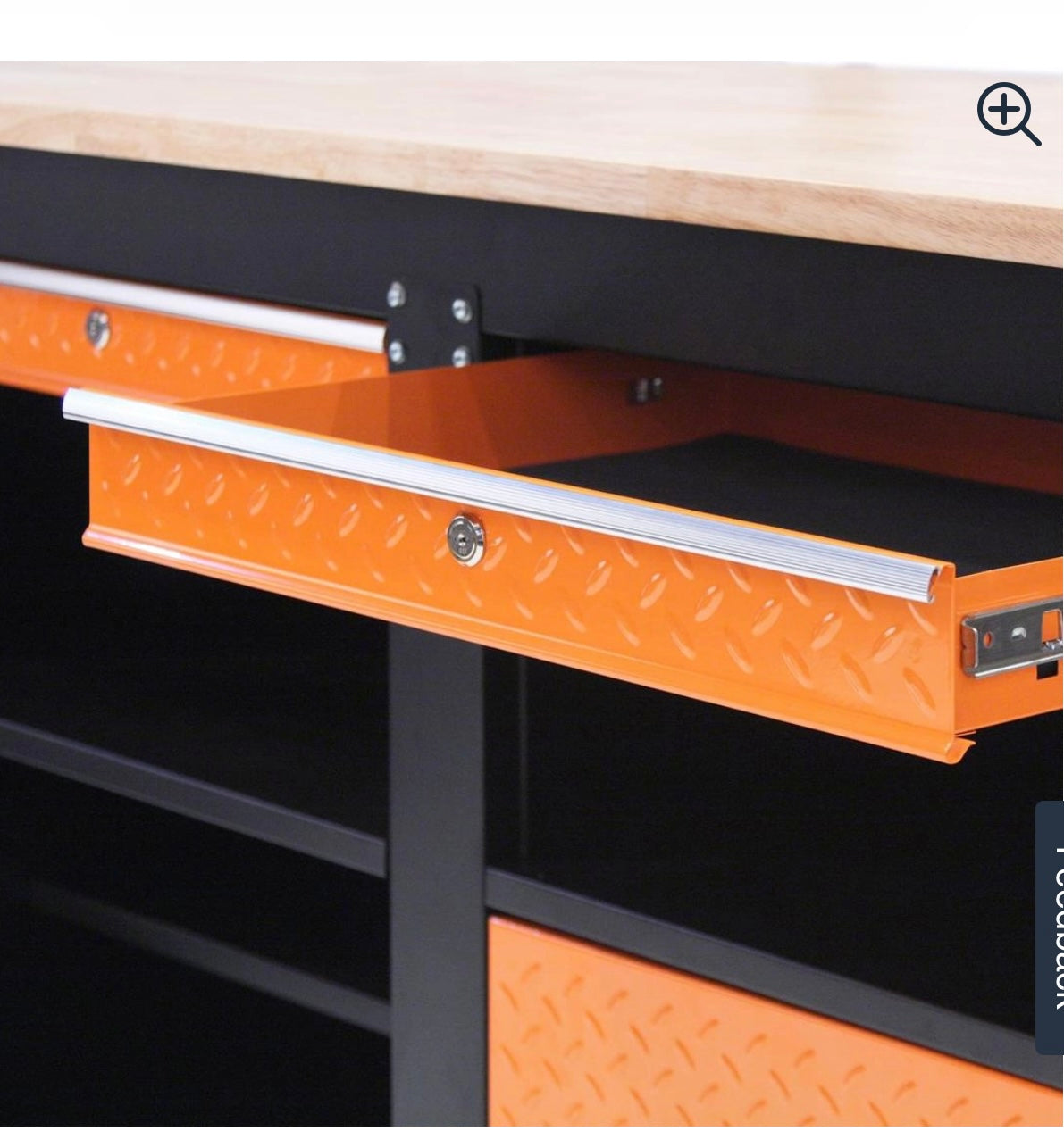 Magnusson Steel Fixed Work Bench W/Drawers (160 x 60 cm)