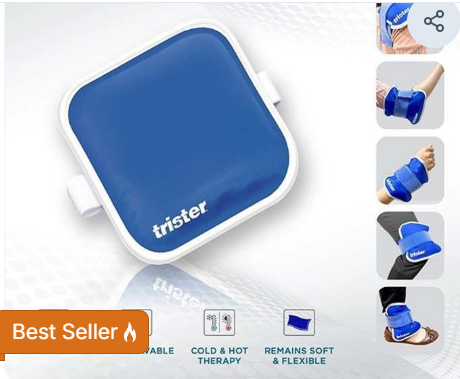 TRISTER Soft Cold / Hot Gel Pack Knee Wrap Small
