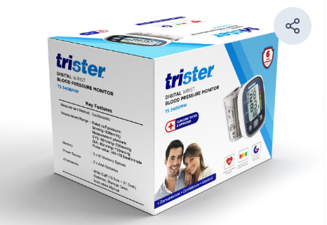 TRISTER Digital Wrist Blood Pressure Monitor