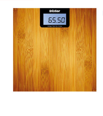 Trister Wooden Bathroom Scale TS 415BS-W